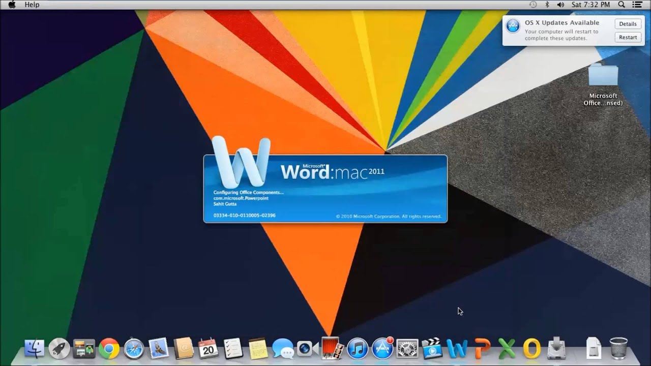 what is the latest version of word for mac osx